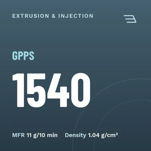 GPPS 1540 – extrusion & injection grade from Iran, Rabin Polymer