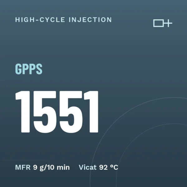 GPPS 1551 – high-cycle injection grade from Iran, Rabin Polymer