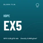 HDPE EX5 – blown film grade from Iran, Rabin Polymer