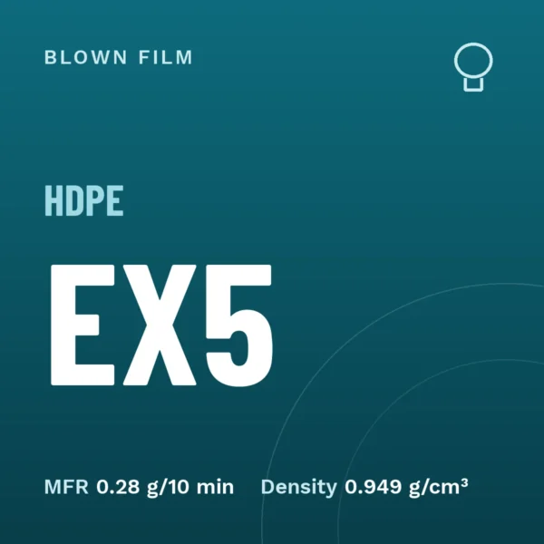HDPE EX5 – blown film grade from Iran, Rabin Polymer