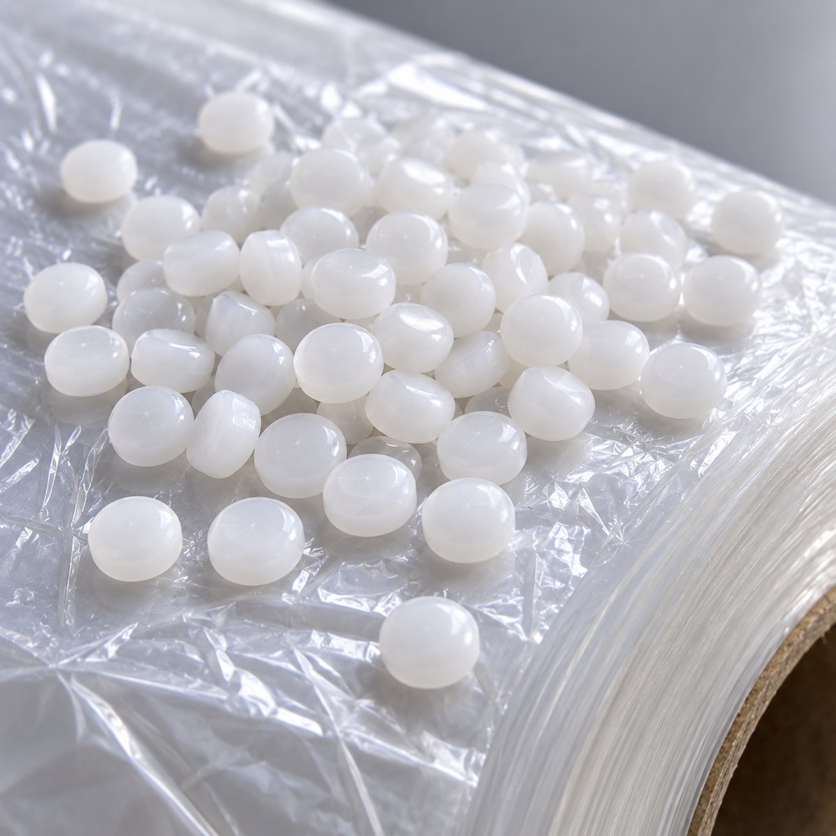 HDPE F7000 pellets close-up