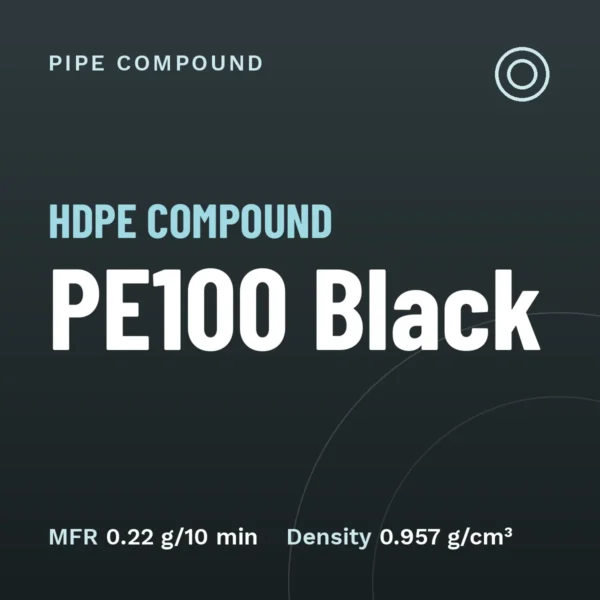 HDPE compound PE100 Black – pipe compound grade from Iran, Rabin Polymer