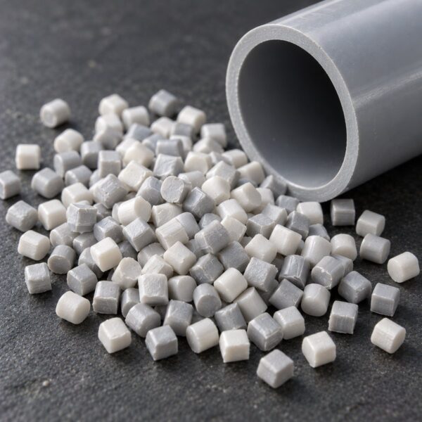 PVC Compound pellets close-up