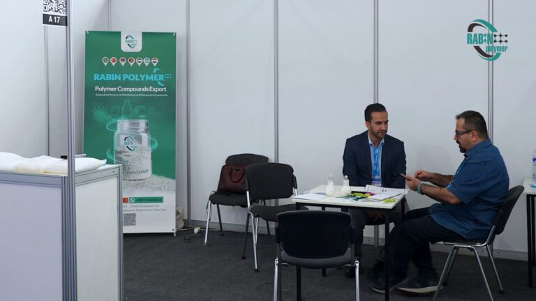 Buyer meeting at the Rabin Polymer stand, Plastex Uzbekistan 2025