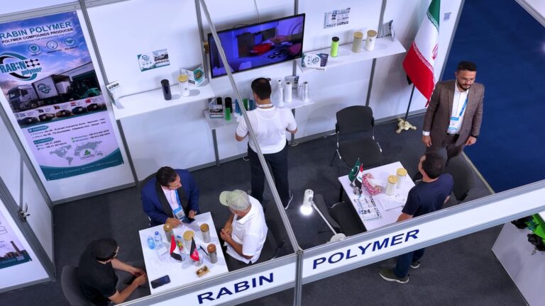 Meetings at the Rabin Polymer stand, Plastex Uzbekistan 2026