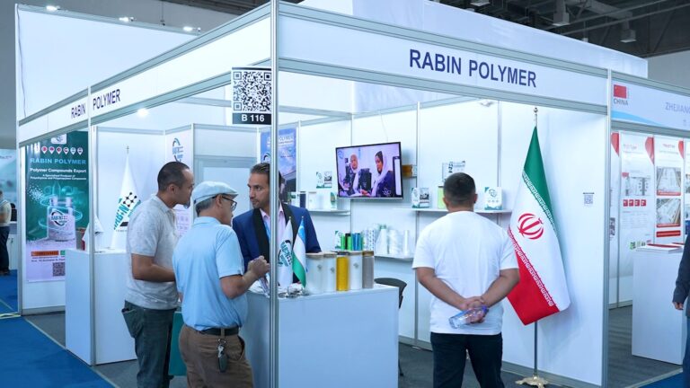Rabin Polymer stand B116 at Plastex Uzbekistan 2026, UzExpoCentre Tashkent